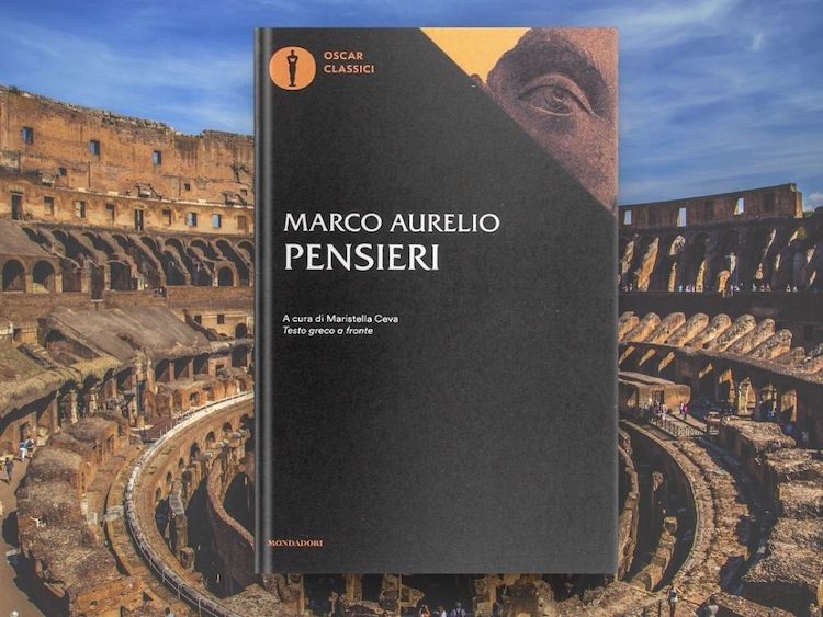 Marco Aurelio Meditazioni - Copertina Pensieri Edizione Mondadori