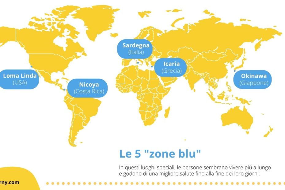 Le zone blu o blue del mondo
